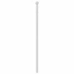 vidaXL Tête de lit métal blanc 75 cm