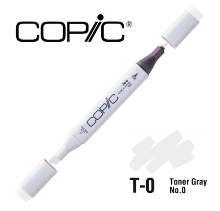 Marqueur à l'alcool Copic Marker T0 Toner Gray No.0