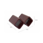 Etagere mur cubes Bouteilles de vin brun fonce