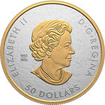 Pièce de monnaie en Argent 50 Dollars g 157.6 Millésime 2023 MAPLE LEAF