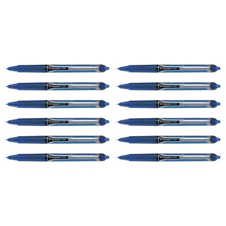 Stylo roller à encre rétractable hi-tecpoint v7 rt trait 0 5 mm bleu x 12 pilot