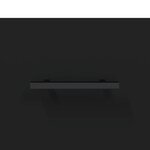 vidaXL Buffet haut Noir 34 5x34x180 cm Bois d'ingénierie