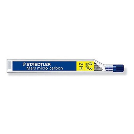 Etui de 12 mines 'Mars micro carbon' 0,3 mm 2H STAEDTLER