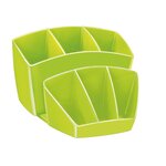 Multipot Gloss Vert Anis 6 compartiments + 2 espace-Dim L14,3 x H9,3 x P15,8 cm CEP