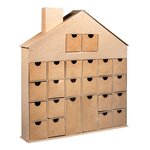 Calendrier de l'Avent Maison en papier mâché 40cm
