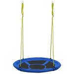 vidaXL Balançoire 110 cm 100 kg Bleu