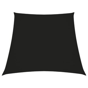 vidaXL Voile de parasol Tissu Oxford trapèze 2/4x3 m Noir