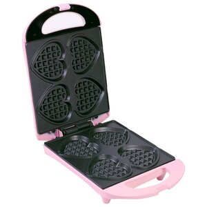 Bestron Gaufrier sous forme de cœur DSW271P 780 W Rose