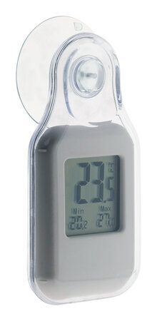 Thermometre de fenetre blanc