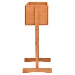 vidaXL Jardinière à treillis de jardin Orange 45x30x74cm Bois de sapin