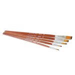 5 pinceaux pour peinture acrylique