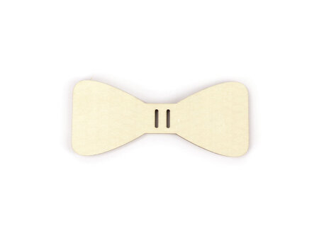 Noeud papillon en bois à customiser 12 cm