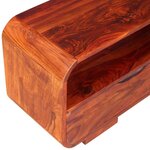vidaXL Meuble TV Bois massif de Sesahm 116 x 30 x 40 cm