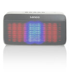 Lenco enceinte bluetooth stéréo portable "bt-200 light" gris