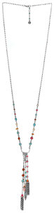 Shaggi : Collier long avec pompons