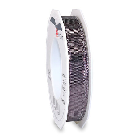 Ruban lurex laitonné devon 20-m-rouleau 15 mm  ardoise