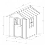 Sunny maison pour enfants lodge c050.001.00