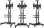 Onkron ts1552 blk support tv sur piedà  roulettes pour des téléviseurs de 40 à 70 pouces noir