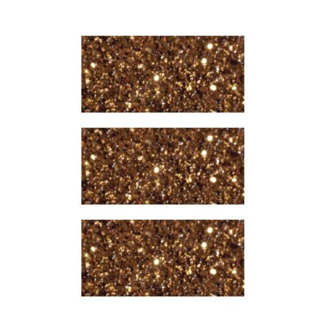 3 masking tapes à paillettes 1 5 cm x 5 m - cuivré