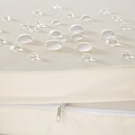 Tectake Canapé de jardin MARBELLA modulable 7 places, variante 2 - gris clair