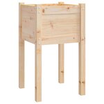 vidaXL Jardinière d'extérieur 50x50x70 cm Bois de pin massif