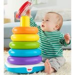 Fisher-price pyramide arc-en-ciel géante - 40 cm - 12 mois et +