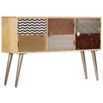 vidaXL Buffet 120 x 30 x 75 cm Bois de manguier massif