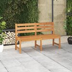 vidaXL Banc de jardin 150 cm Bois de teck massif
