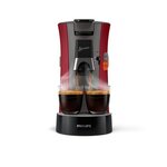 Philips senseo select csa240/91 machine a café dosette - rouge