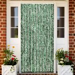 vidaXL Moustiquaire Vert et blanc 90x220 cm Chenille