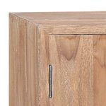 vidaXL Armoire latérale 140 x 30 x 75 cm Teck solide