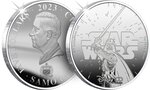 Pièce de monnaie en Argent 5 Dollars g 31.1 (1 oz) Millésime 2023 Disney 100 Magical Years DARTH VADER