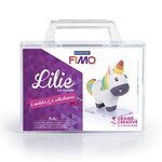 Coffret pâte polymère Ma première figurine - Lilie la licorne