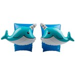 Brassards gonflables de natation enfants 3-6 ans  flotteurs piscine  imprimé dauphin