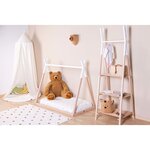 Childhome panier de rangement teddy 25x20x20 cm beige