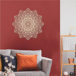 Décoration murale en bois mandala