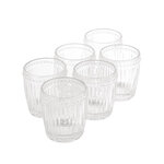 Verres à whisky transparents baroque 325ml - lot de 6 - olympia -  - verre x98mm