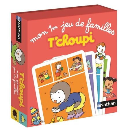 Nathan t'choupi - mon premier jeu de familles
