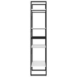 vidaXL Bibliothèque à 4 niveaux Blanc 60x30x140 cm Aggloméré