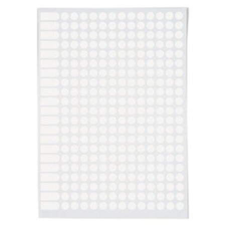 Etiquettes blanches 16 feuilles A5 Ø8mm 4704 pièces