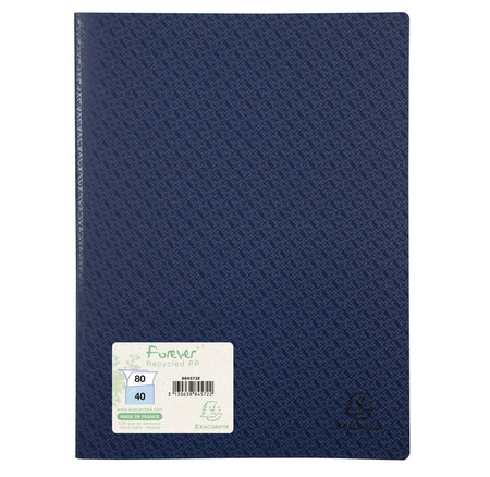 Protège-documents en polypropylène recyclé rigide forever® pp 80 vues - a4 - x 12 - exacompta