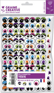 Gommettes autocollantes Yeux 594 pièces