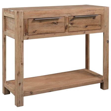 vidaXL Table console 82x33x73 cm Bois d'acacia massif