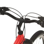 vidaXL Vélo de montagne 21 vitesses Roues de 27 5 pouces 42 cm Rouge