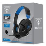 Turtle Beach - Casque Gamer - Recon 50P Noir (compatible PS4/Xbox/Switch/PC/Mobile) - TBS-3303-02