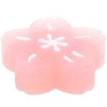 2 gommes roses fleurs sakura - printemps japonais