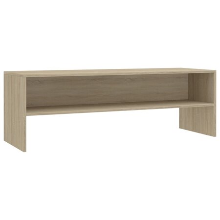 vidaXL Meuble TV Chêne sonoma 120 x 40 x 40 cm Aggloméré