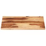 vidaXL Dessus de table Bois solide 25-27 mm 60x70 cm