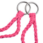 Tectake Fauteuil suspendu GRAZIA - rose vif