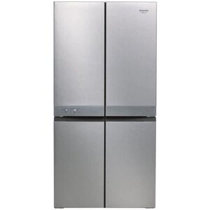 Hotpoint haq9e1l - réfrigérateur multiportes  591 l (384 l + 207 l)  187 5 x 90 9 x 69 7 cm  inox    total no frost